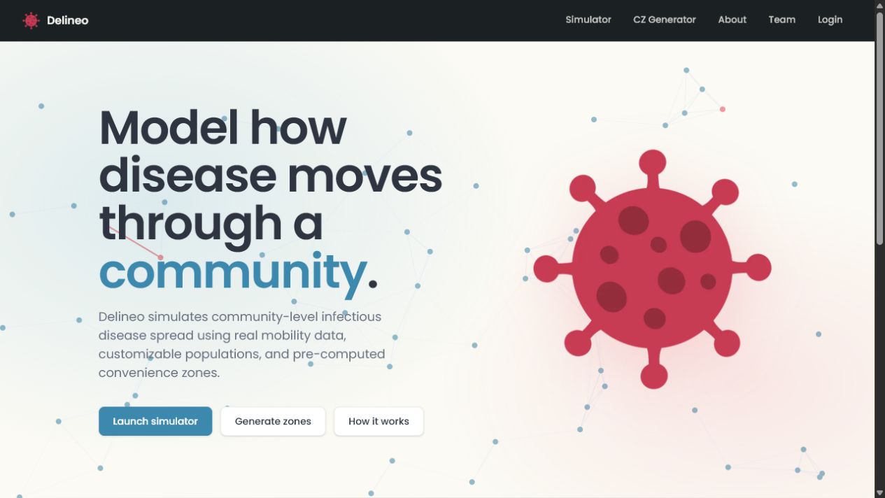 Delineo website preview